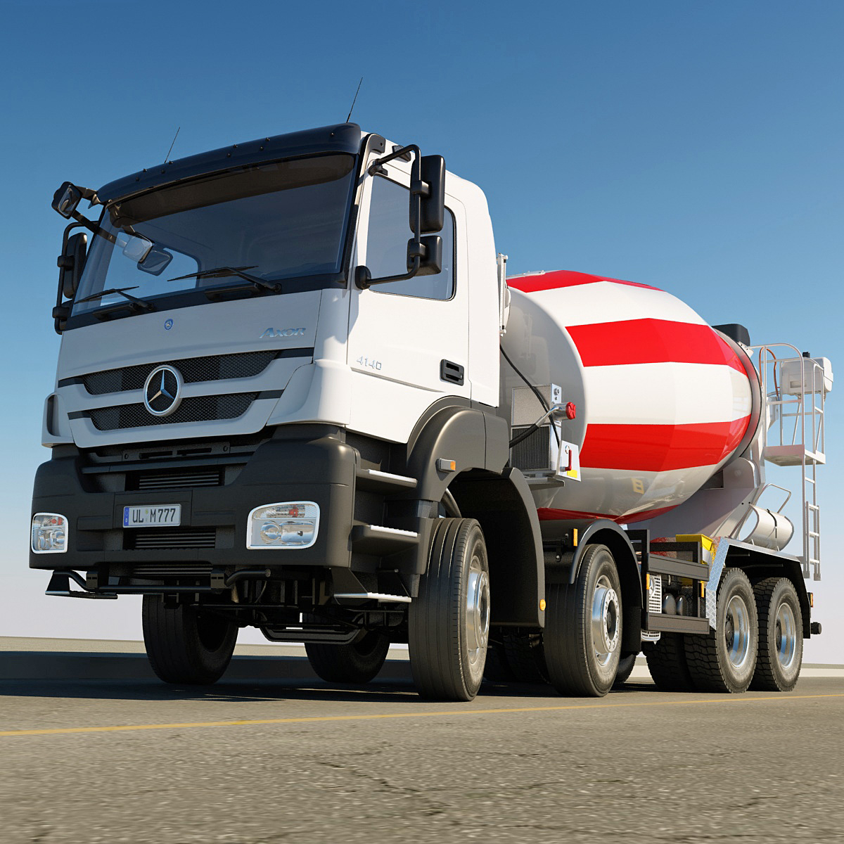 梅赛德斯 - 奔驰雅生混合器3d模型